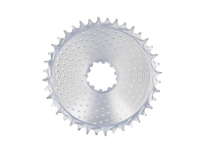 ALUGEAR Chainring round AERO Golfball Direct Mount | 1-fach narrow-wide SRAM 3-Loch Road/CX/Gravel | silver 50 Teeth