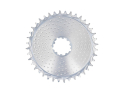 ALUGEAR Chainring round AERO Golfball Direct Mount | 1-fach narrow-wide SRAM 3-Loch Road/CX/Gravel | silver 50 Teeth