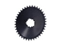 ALUGEAR Chainring oval AERO Golfball Direct Mount | 1-fach narrow-wide SRAM 3-Loch Road/CX/Gravel | black 38 Teeth