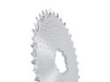 ALUGEAR Chainring oval AERO Golfball Direct Mount | 1-fach narrow-wide SRAM 3-Loch Road/CX/Gravel | silver 32 Teeth
