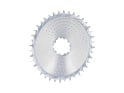 ALUGEAR Chainring oval AERO Golfball Direct Mount | 1-fach narrow-wide SRAM 3-Loch Road/CX/Gravel | silver 58 Teeth