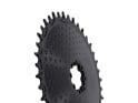 ALUGEAR Kettenblatt rund AERO Golfball Direct Mount | 1-fach narrow-wide SRAM 8-Loch Road/CX/Gravel | schwarz