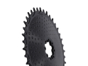 ALUGEAR Kettenblatt rund AERO Golfball Direct Mount | 1-fach narrow-wide SRAM 8-Loch Road/CX/Gravel | schwarz 56 Zähne