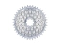 ALUGEAR Chainring round AERO Golfball Direct Mount | 1-fach narrow-wide SRAM 8-Loch Road/CX/Gravel | silver 42 Teeth