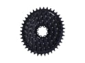 ALUGEAR Chainring oval AERO Golfball Direct Mount | 1-fach narrow-wide SRAM 8-Loch Road/CX/Gravel | black
