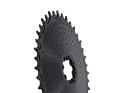 ALUGEAR Chainring oval AERO Golfball Direct Mount | 1-fach narrow-wide SRAM 8-Loch Road/CX/Gravel | black 60 Teeth