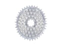 ALUGEAR Chainring oval AERO Golfball Direct Mount | 1-fach narrow-wide SRAM 8-Loch Road/CX/Gravel | silver 36 Teeth