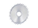 ALUGEAR Chainring oval AERO Golfball Direct Mount | 1-fach narrow-wide SRAM 8-Loch Road/CX/Gravel | silver 38 Teeth
