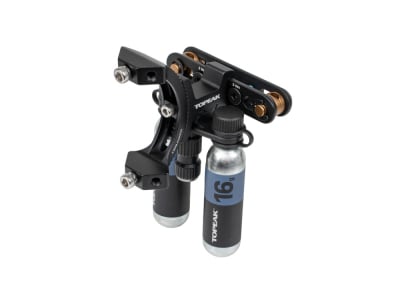 TOPEAK Bottle Cage Adapter Tri-Backup Elite 2 | 90° + cartridge pump