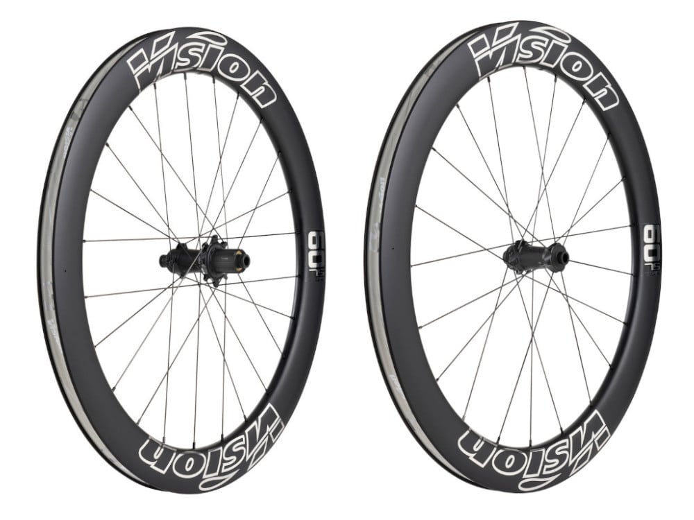 美品 vison metron SL 60 BD CH/TL シマノフリー VISION Wheelset 28