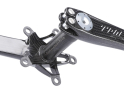 THM CARBONES Kurbel Clavicula SE Road Powermeter LK 110 2-fach 160 mm matt