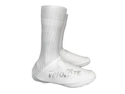 VELOTOZE Überschuhe Aero TT lang | weiß / weiß M (40.5 - 42.5)