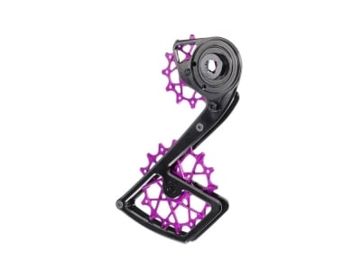 GARBARUK Derailleur Cage System for SRAM AXS 12-speed | black purple