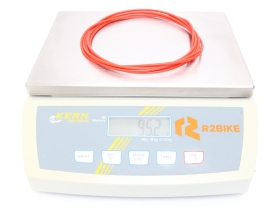 CAPGO Shift Cable Housing Blue Line 3 m | light red