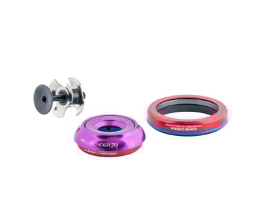 CANE CREEK Headset Hellbender 70 Lite Tapered IS42/28.6-H9 | IS52/40 1 1/8" - 1,5" | purple