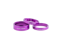 CANE CREEK Spacer Kit Interlok 2 x 5 mm / 1 x 10 mm | 1 1/8" | purple
