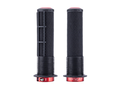 DMR grips DeathGrip 2 Brendog Signature Lock On Race with flange / 135 mm | black / red 31,3 mm