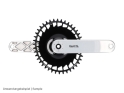 RAKETA COMPONENTS Crank Gravel | SRAM 8-bolt 30 mm Spindle | silver | 165 mm
