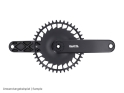 RAKETA COMPONENTS Crank Gravel | SRAM 8-bolt 30 mm Spindle | matte black | 160 mm