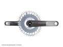 RAKETA COMPONENTS Chainring oval 1-speed Narrow Wide SRAM 8-bolt Direct Mount | silver | 44 teeth