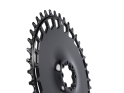 RAKETA COMPONENTS Kettenblatt oval 1-fach Narrow Wide SRAM 8-Loch Direct Mount | hochglanzschwarz | 42 Zähne