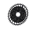 RAKETA COMPONENTS Kettenblatt oval 1-fach Narrow Wide SRAM 8-Loch Direct Mount | hochglanzschwarz | 46 Zähne