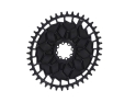 RAKETA COMPONENTS Kettenblatt oval 1-fach Narrow Wide SRAM 8-Loch Direct Mount | mattschwarz | 44 Zähne