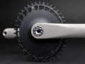RAKETA COMPONENTS Kettenblatt oval 1-fach Narrow Wide SRAM 8-Loch Direct Mount | mattschwarz | 44 Zähne