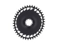 RAKETA COMPONENTS Kettenblatt oval 1-fach Narrow Wide SRAM 8-Loch Direct Mount | mattschwarz | 46 Zähne