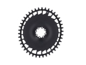 RAKETA COMPONENTS Kettenblatt oval 1-fach Narrow Wide SRAM 8-Loch Direct Mount | mattschwarz | 50 Zähne
