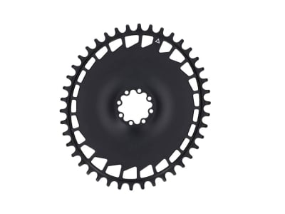 RAKETA COMPONENTS Kettenblatt oval 1-fach Narrow Wide SRAM 8-Loch Direct Mount | mattschwarz | 52 Zähne