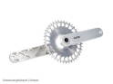 RAKETA COMPONENTS Chainring round 1-speed Narrow Wide SRAM 8-bolt Direct Mount | silver | 48 teeth