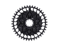 RAKETA COMPONENTS Kettenblatt rund 1-fach Narrow Wide SRAM 8-Loch Direct Mount | hochglanzschwarz | 54 Zähne