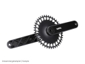 RAKETA COMPONENTS Kettenblatt rund 1-fach Narrow Wide SRAM 8-Loch Direct Mount | mattschwarz | 44 Zähne
