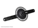 RAKETA COMPONENTS Kettenblatt rund 1-fach Narrow Wide SRAM 8-Loch Direct Mount | mattschwarz | 48 Zähne