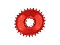 ALUGEAR Chainring oval Aero Direct Mount | 1-speed narrow-wide SRAM MTB 8-bolt | BOOST 30 teeth | red