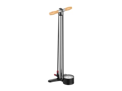 LEZYNE Standluftpumpe Alloy HP Floor Drive | silber glänzend