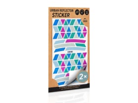 BORGEN Sticker Urban Reflector Dreieck | Reflektierend bunt