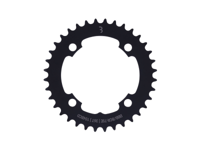 BBB CYCLING Chainring E-bikeGear 4-hole BCD 104 mm | black 42 Teeth