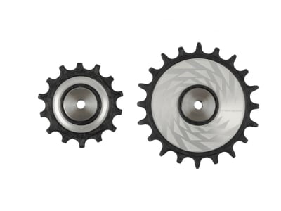 CERAMICSPEED Pulley Wheels Alpha Disc | 15 & 19 Teeth for OSPW System | silver