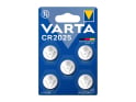 VARTA Batterie Knopfzelle CR2025 | 5 Stück