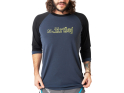 DIRTLEJ Jersey Mountee 3/4 | steel blue / lime L