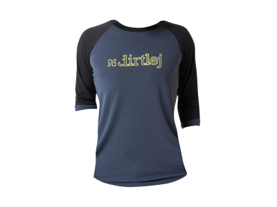 DIRTLEJ Jersey Mountee 3/4 | steel blue / lime XXL