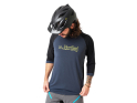 DIRTLEJ Jersey Mountee 3/4 | steel blue / lime XXL