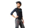 DIRTLEJ Jersey Mountee 3/4 Ladies | steel blue / turq