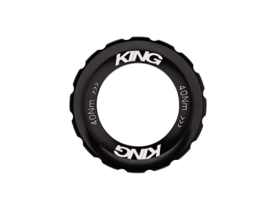 CHRIS KING Center Lock Ring External Spline | black