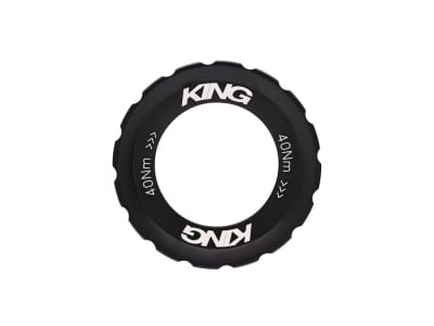 CHRIS KING Center Lock Ring External Spline | matte black