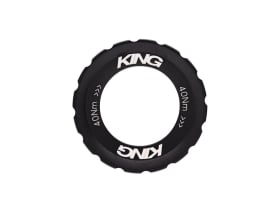 CHRIS KING Center Lock Ring External Spline | matte black