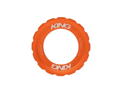 CHRIS KING Center Lock Ring External Spline | matte mango