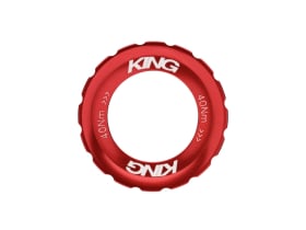 CHRIS KING Center Lock Ring External Spline | red